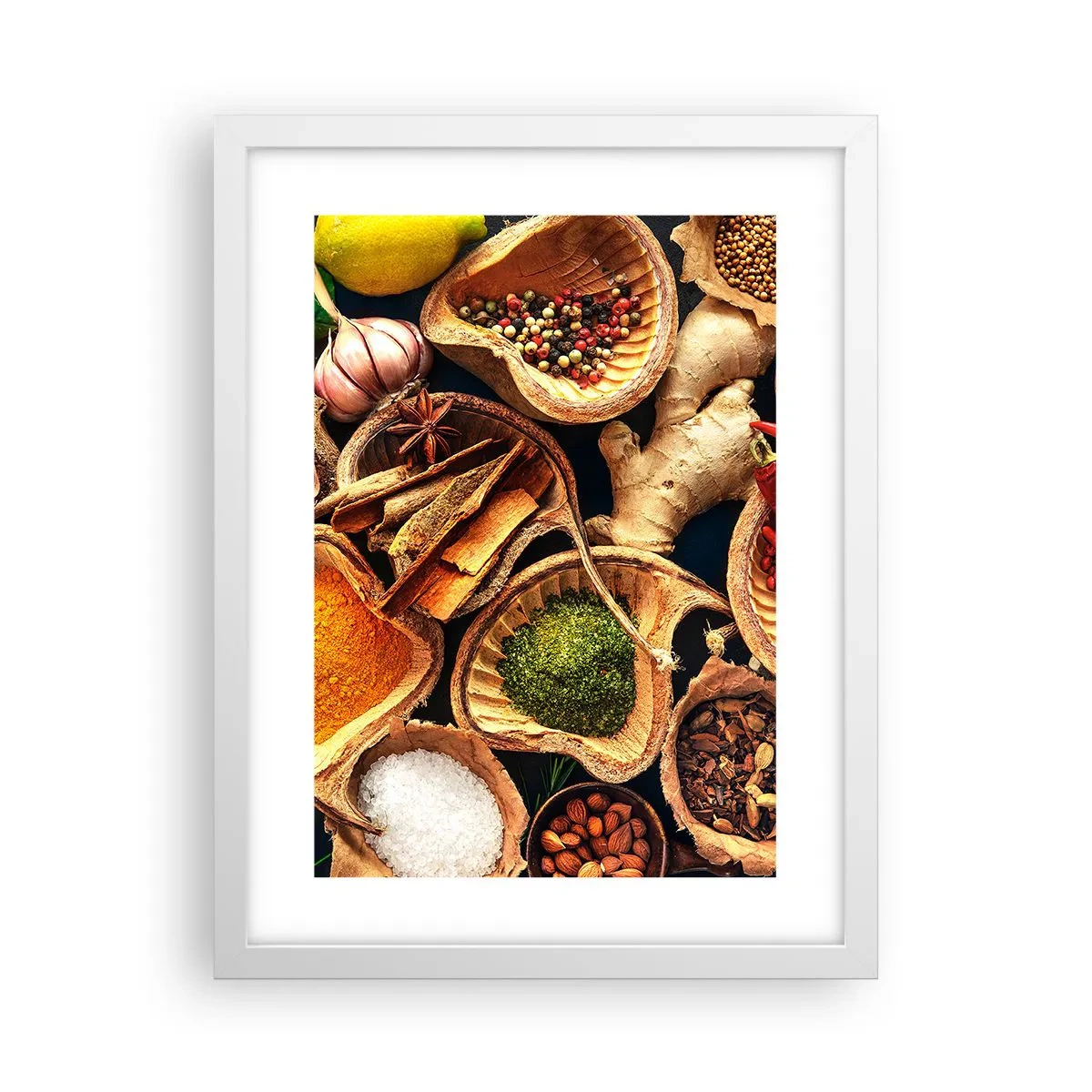 Plakat w białej ramie - Bierz, co chcesz - 30x40 cm