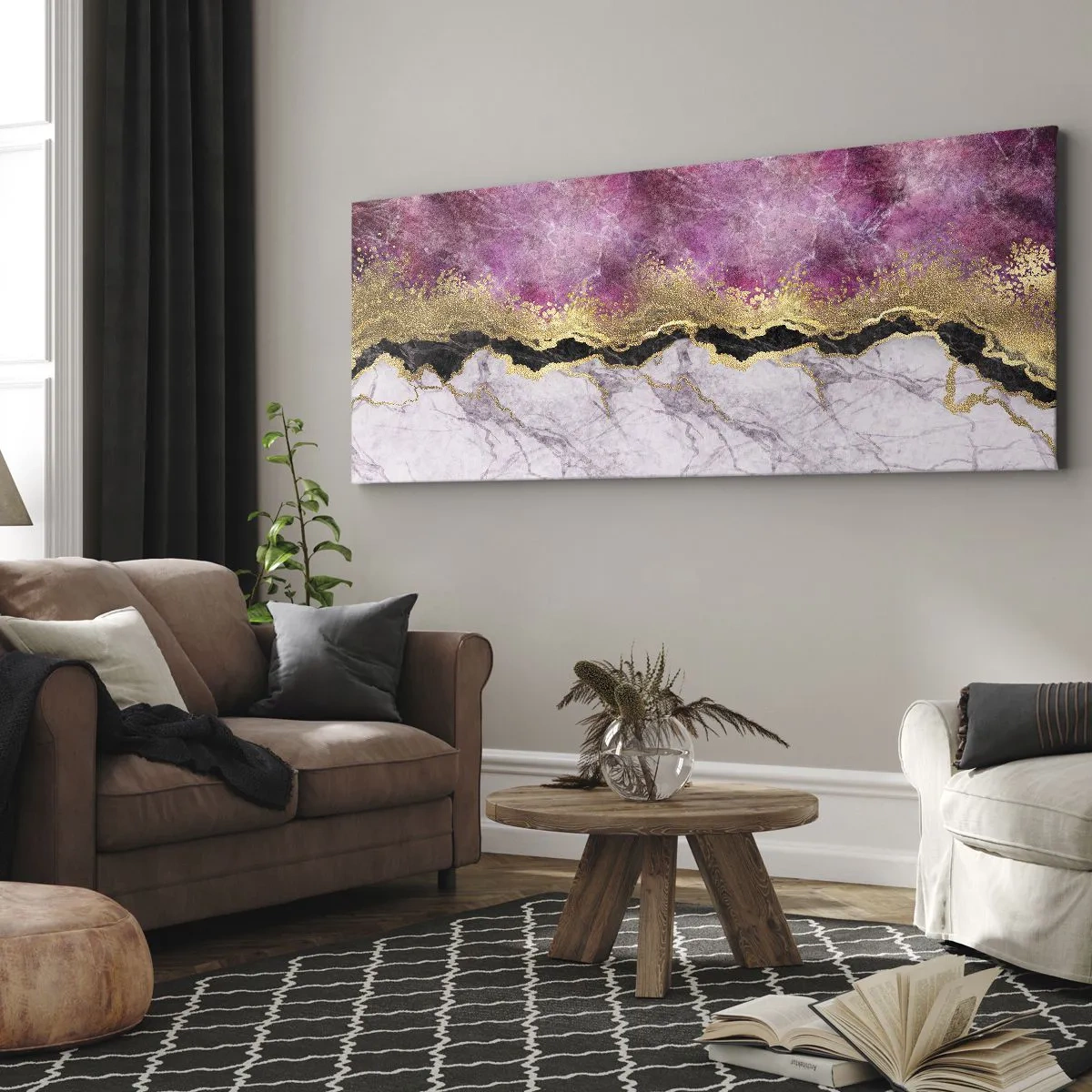 Obraz na płótnie - Na granicy - 100x40 cm