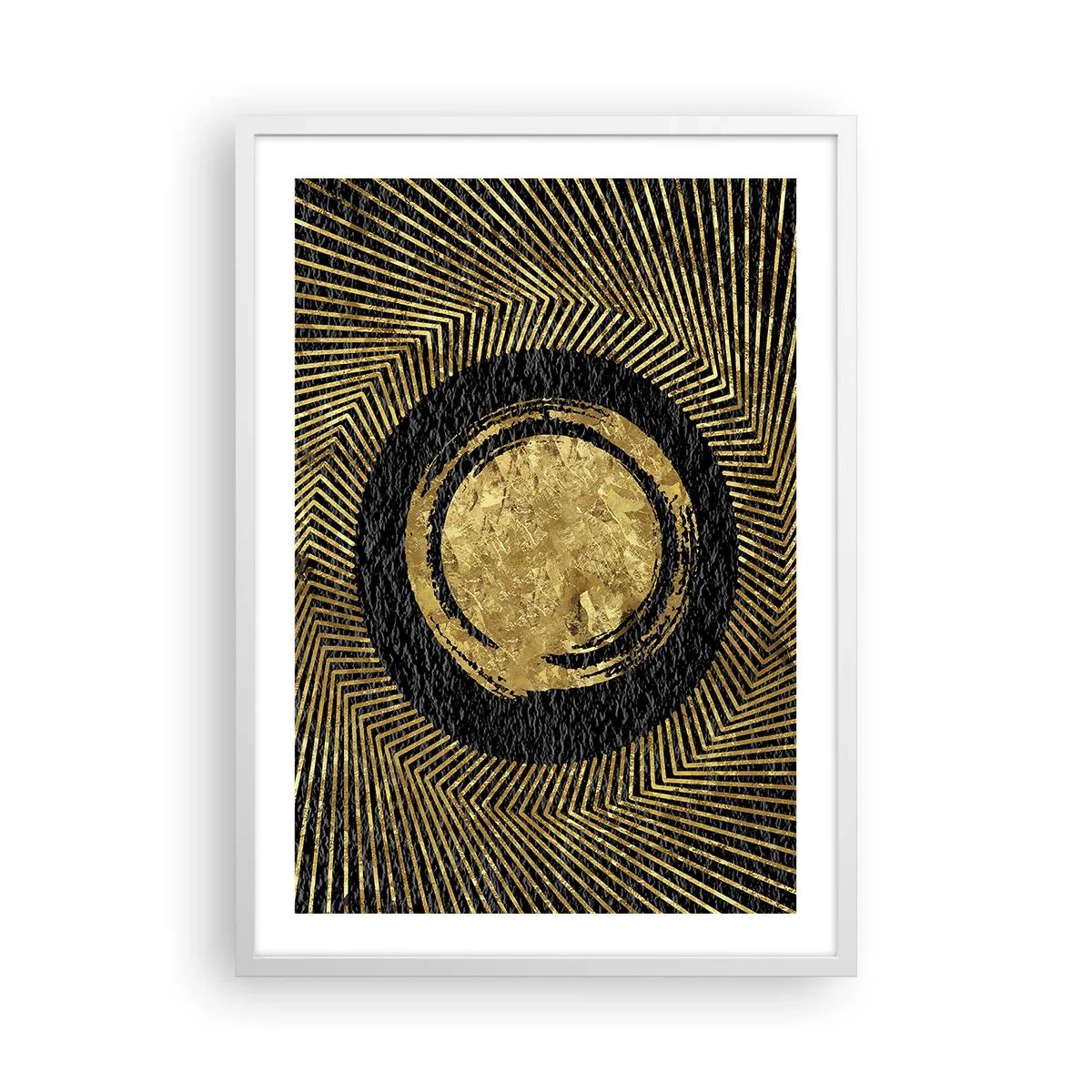 Plakat w białej ramie - Kompozycja glamour - 50x70 cm