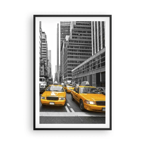 Plakat w czarnej ramie - To my ubarwiamy miasto - 61x91 cm