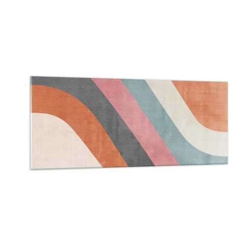 Obraz na szkle - Kompozycja diagonalna – ruch - 100x40 cm