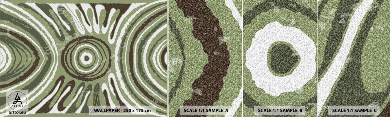 Fototapeta Próbka Standard Eco - Eksplozja emocji - Postarzany, Boho, Sztuka - 100x30 cm