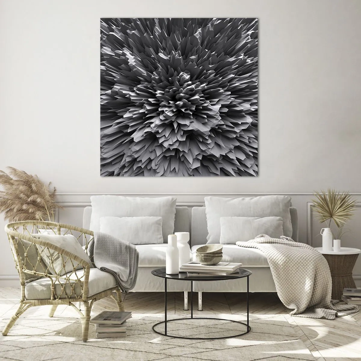 Obraz na szkle - Już ostrzej się nie da - 60x60 cm