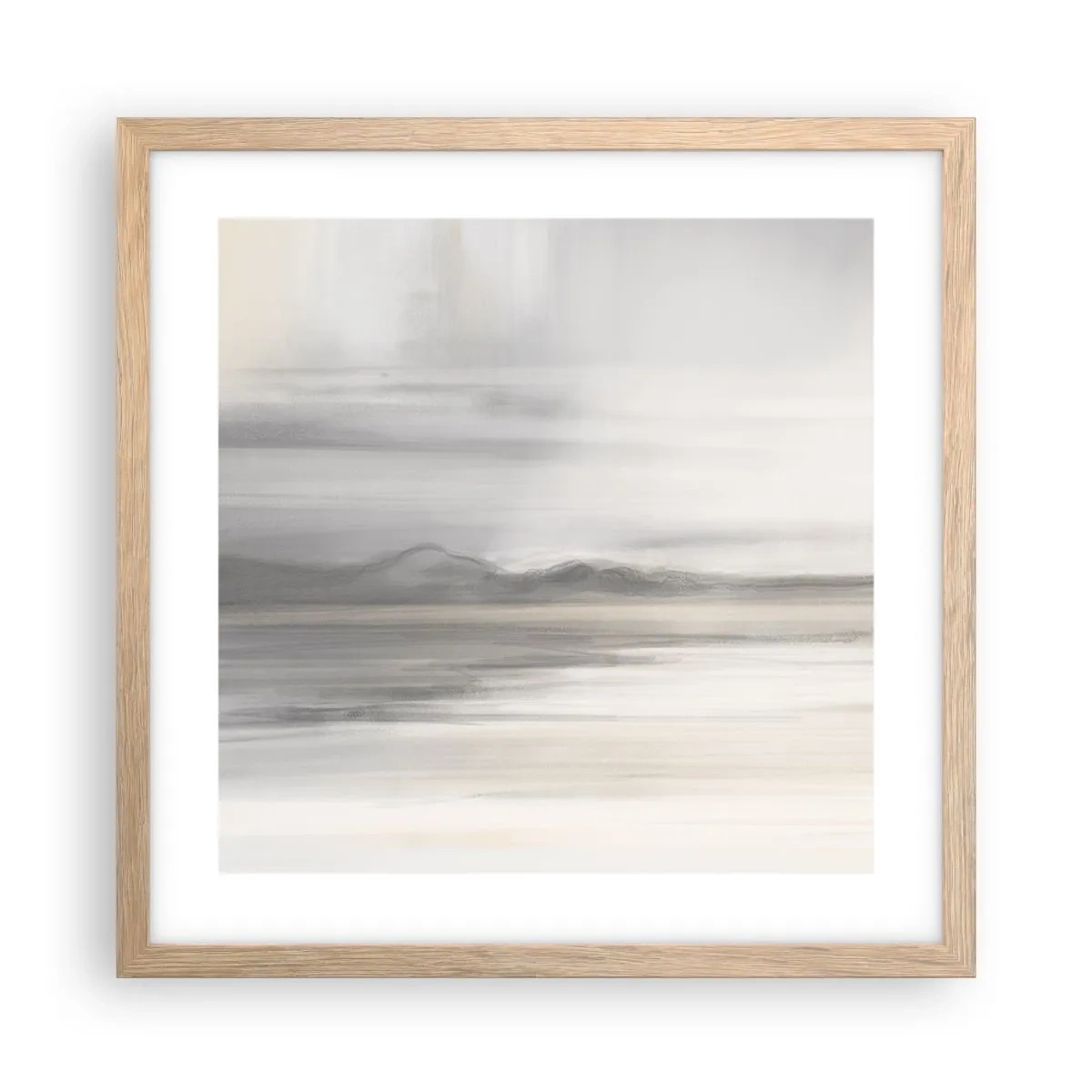 Plakat w ramie jasny dąb - Zamyślona dal - 40x40 cm