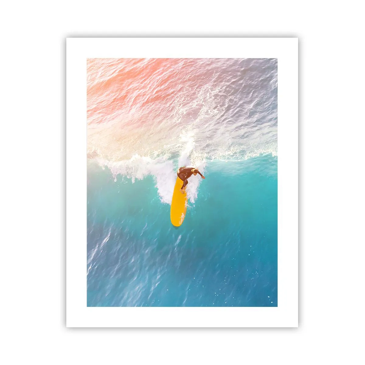 Plakat - Oceaniczny jeździec - 40x50 cm