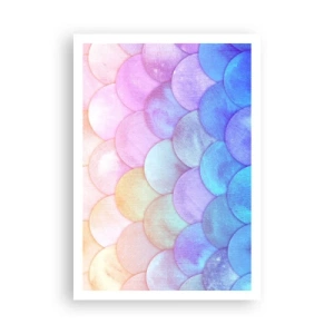 Plakat - Perłowa łuska - 70x100 cm