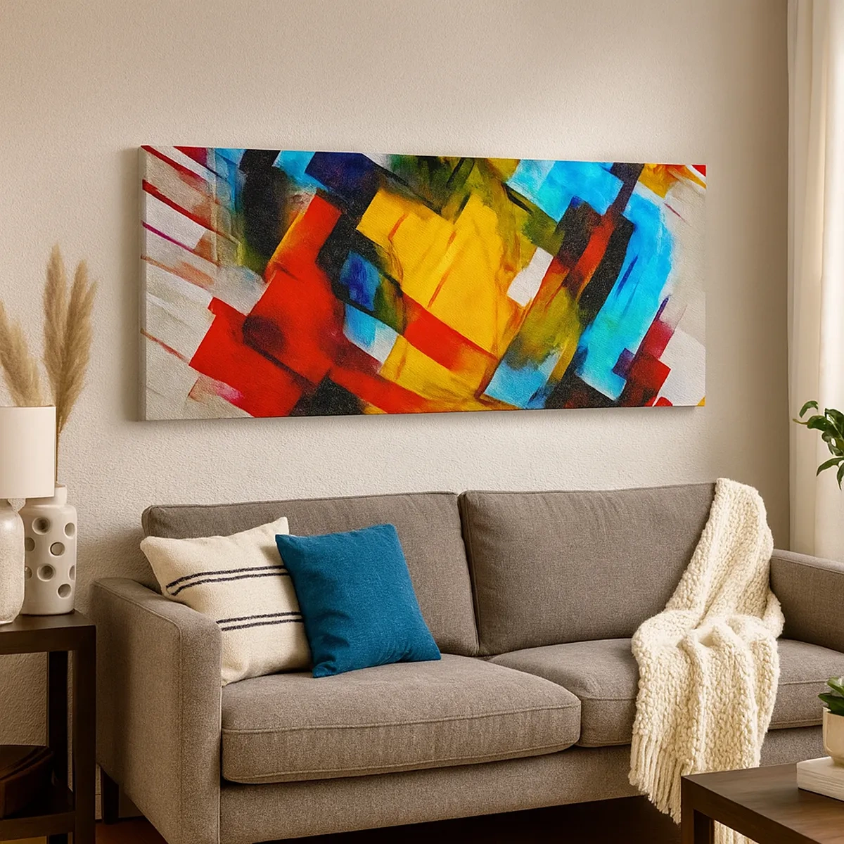 Obraz na płótnie - Różnobarwny przekładaniec - 30x30 cm