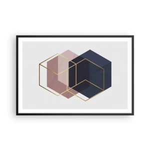 Plakat w czarnej ramie - Siła prostoty - 91x61 cm