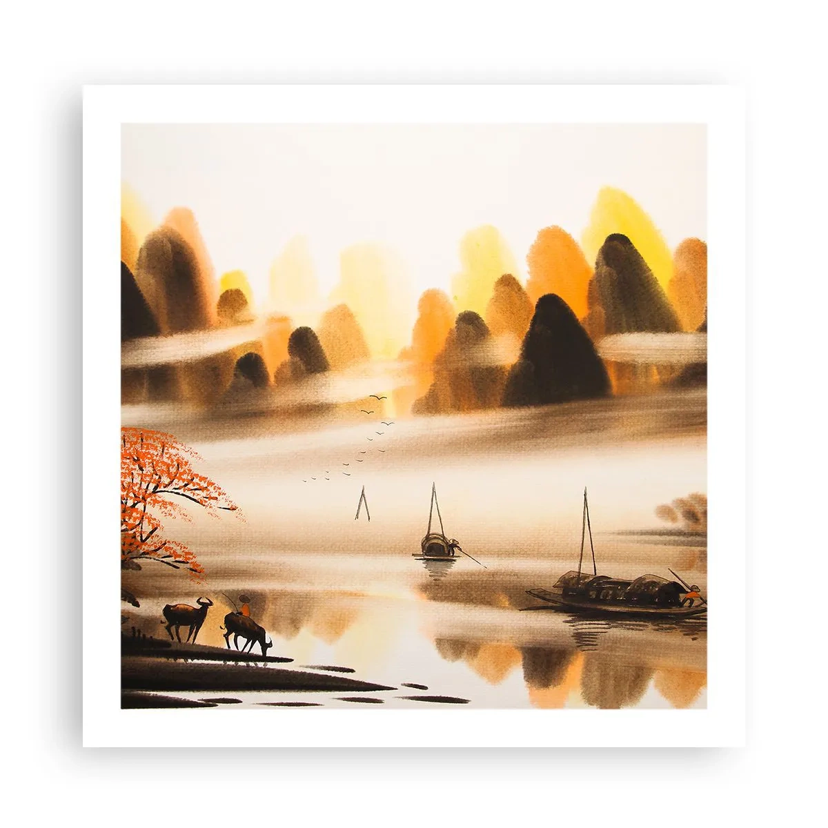 Plakat - Dalej niż na Dalekim Wschodzie - 60x60 cm