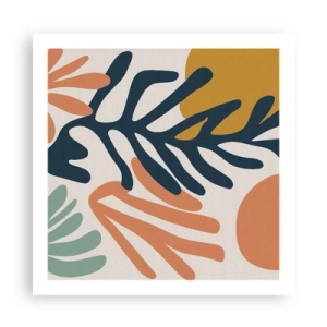 Plakat - Koralowe morza - 60x60 cm