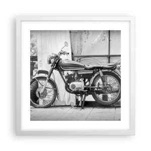 Plakat w białej ramie - Klasyka ponad wszystko - 40x40 cm