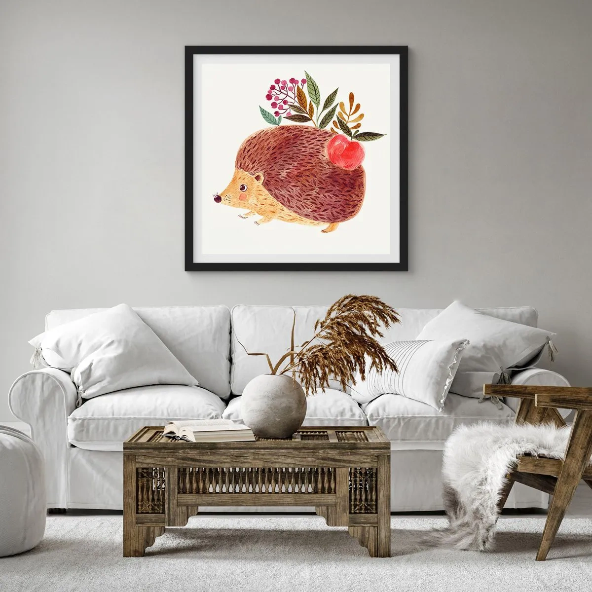 Plakat w czarnej ramie - I już mnie lubisz - 50x50 cm