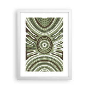 Plakat w białej ramie - Eksplozja emocji - 30x40 cm