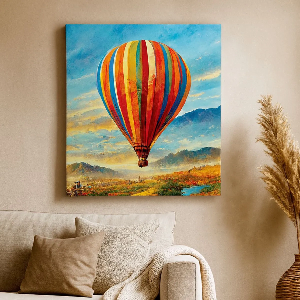 Obraz na płótnie - W ciszy widać więcej - 30x30 cm