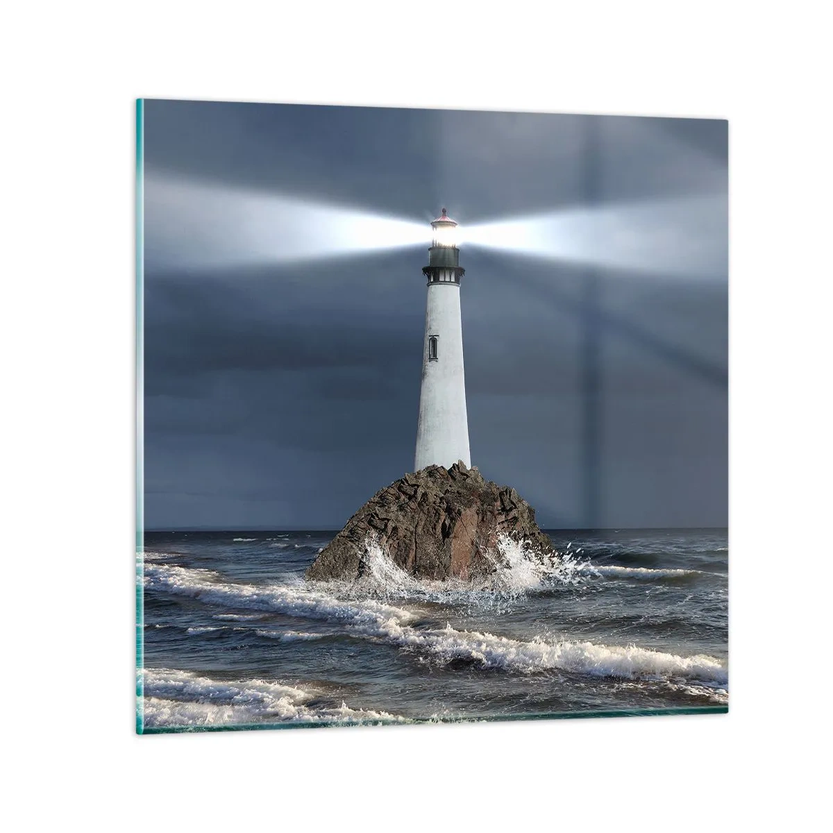 Obraz na szkle - Tu…tu…tutaj! - 70x70 cm