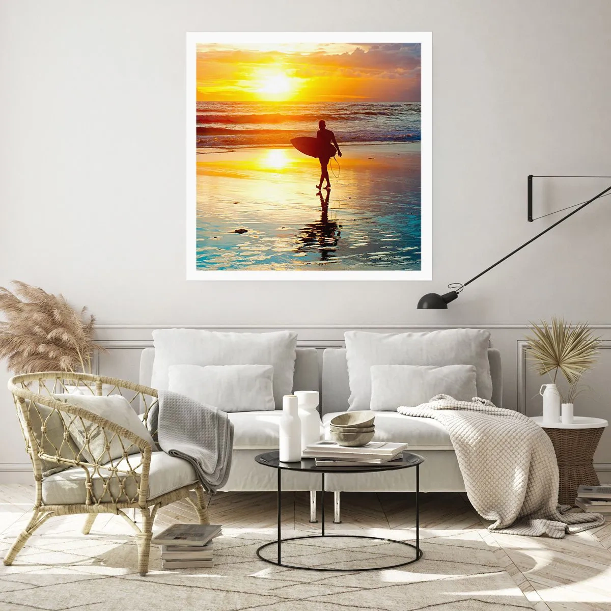 Plakat - Powrót wojownika - 50x50 cm