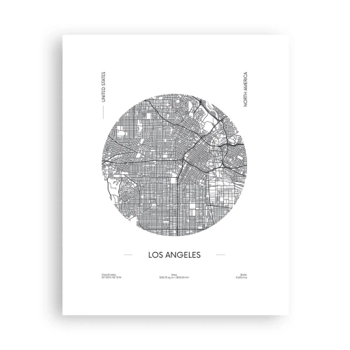 Plakat - Anatomia Los Angeles - 40x50 cm