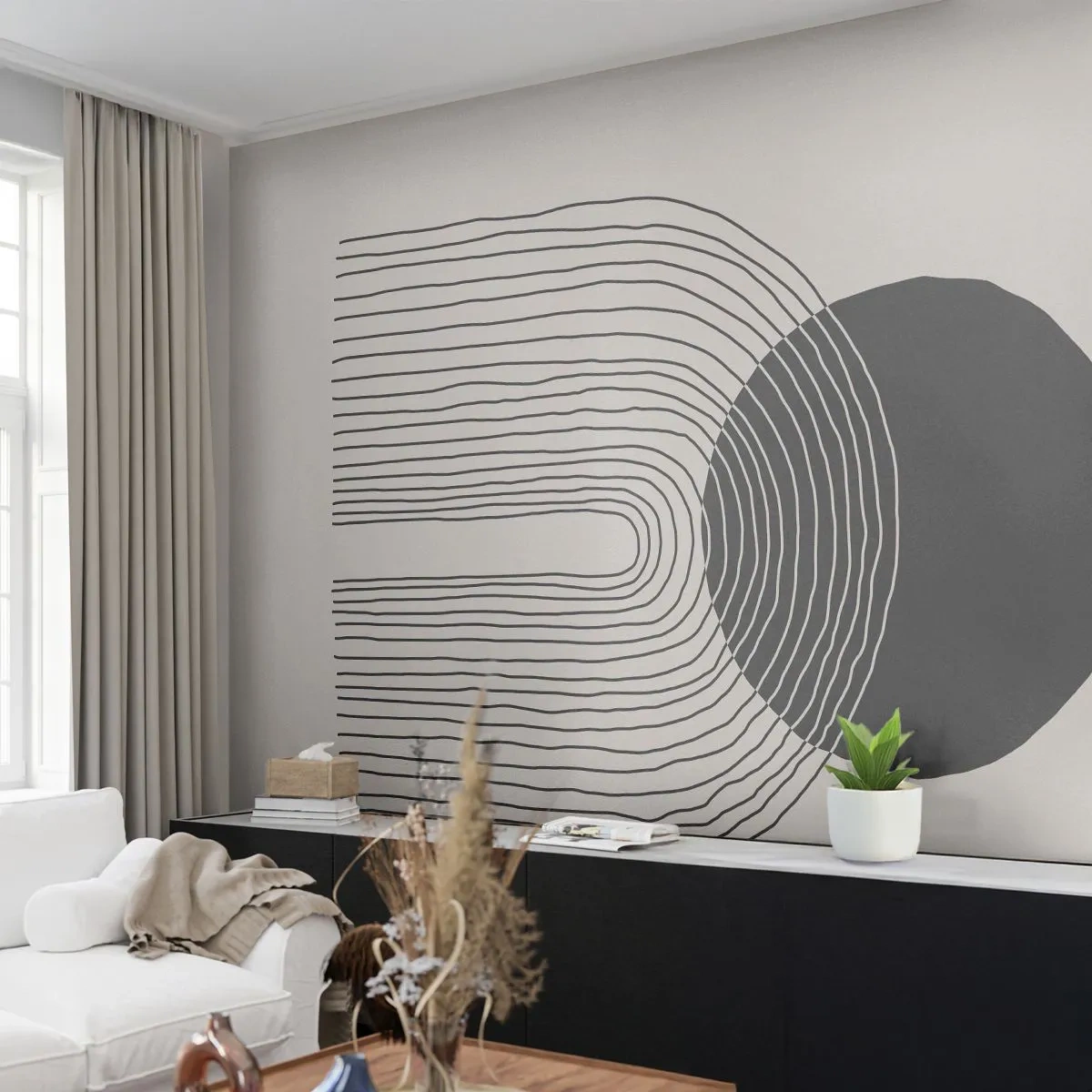 Fototapeta Samoprzylepna Deluxe Sticker - Drżenie i pewność - Abstrakcja, Sztuka, Minimalizm - 250x175 cm