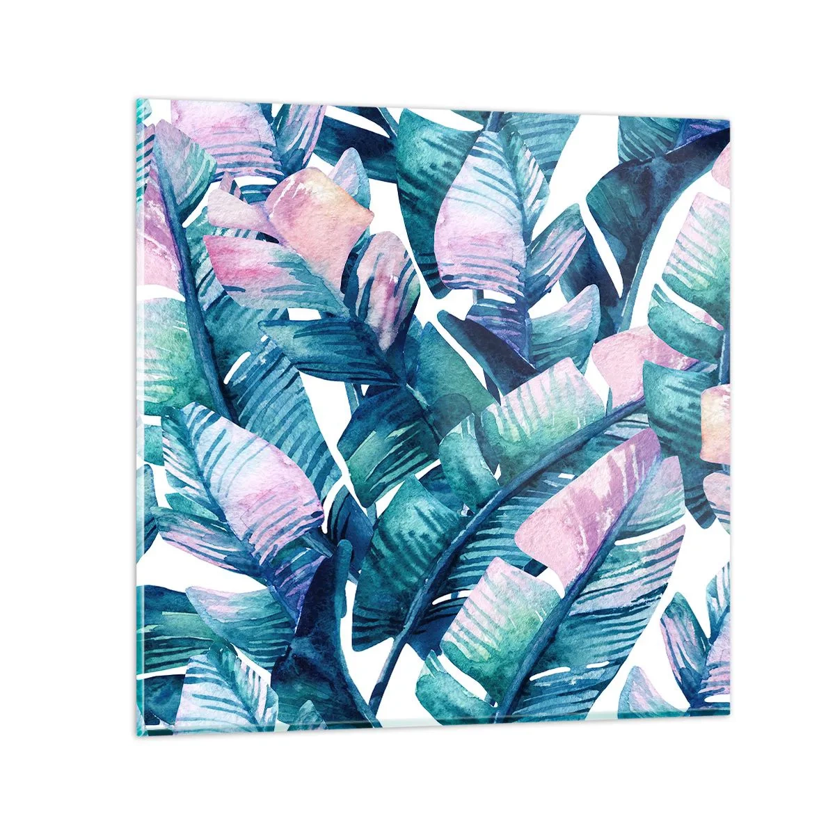 Obraz na szkle - W bananowym gaju - 60x60 cm