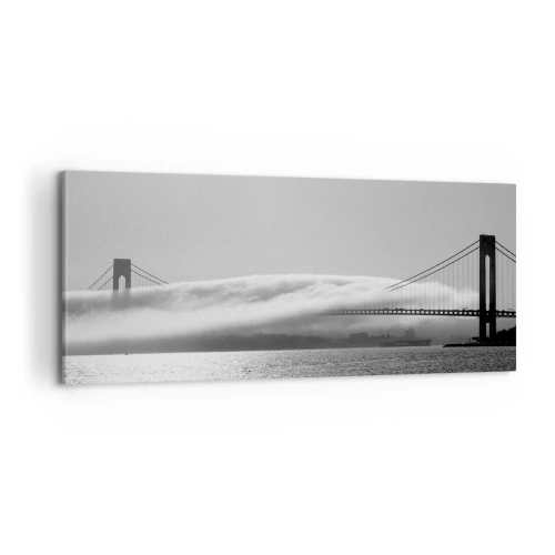 Obraz na płótnie - Przepłynąć przez Złote Wrota - 100x40 cm