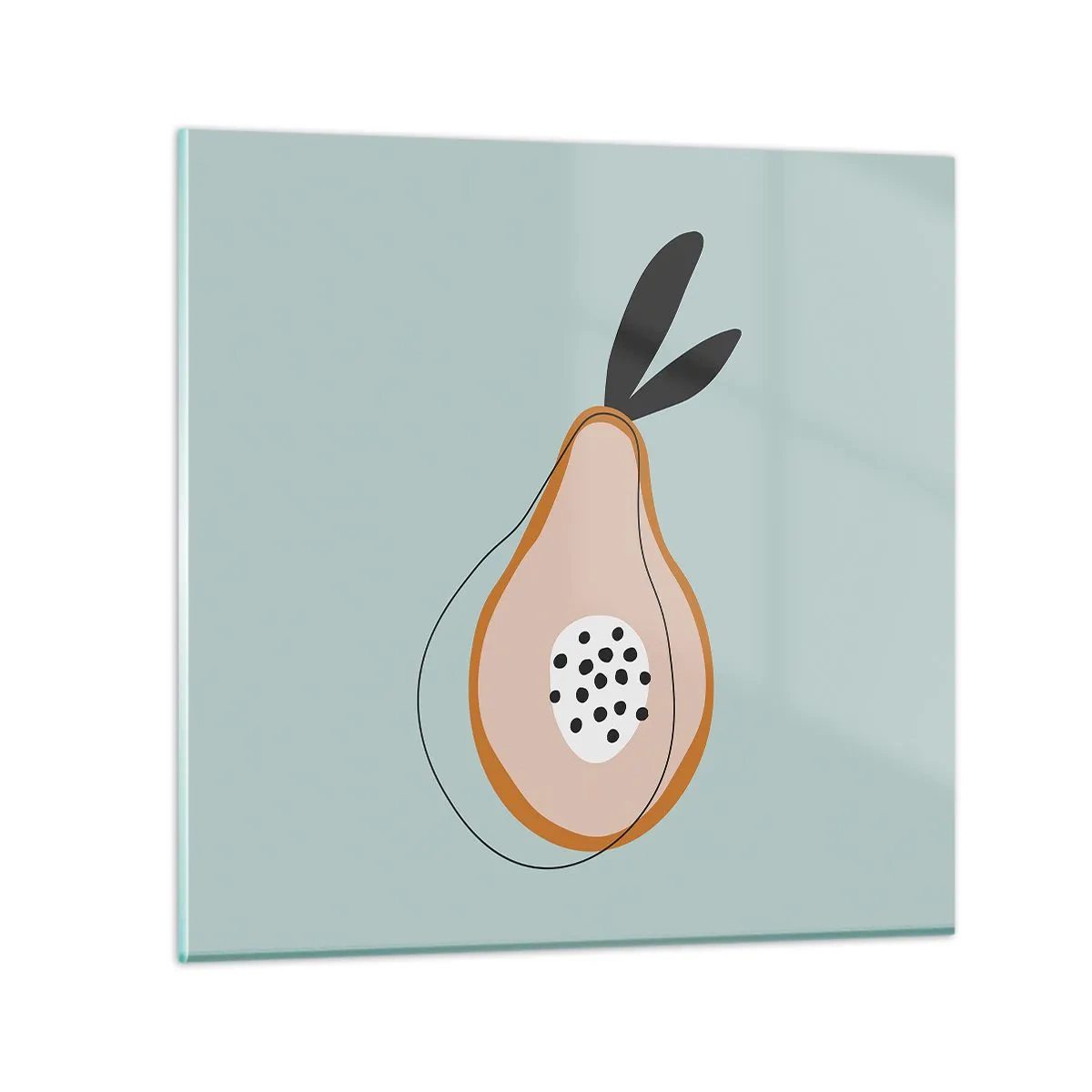 Obraz na szkle - Przeniknąć w naturę rzeczy - 30x30 cm