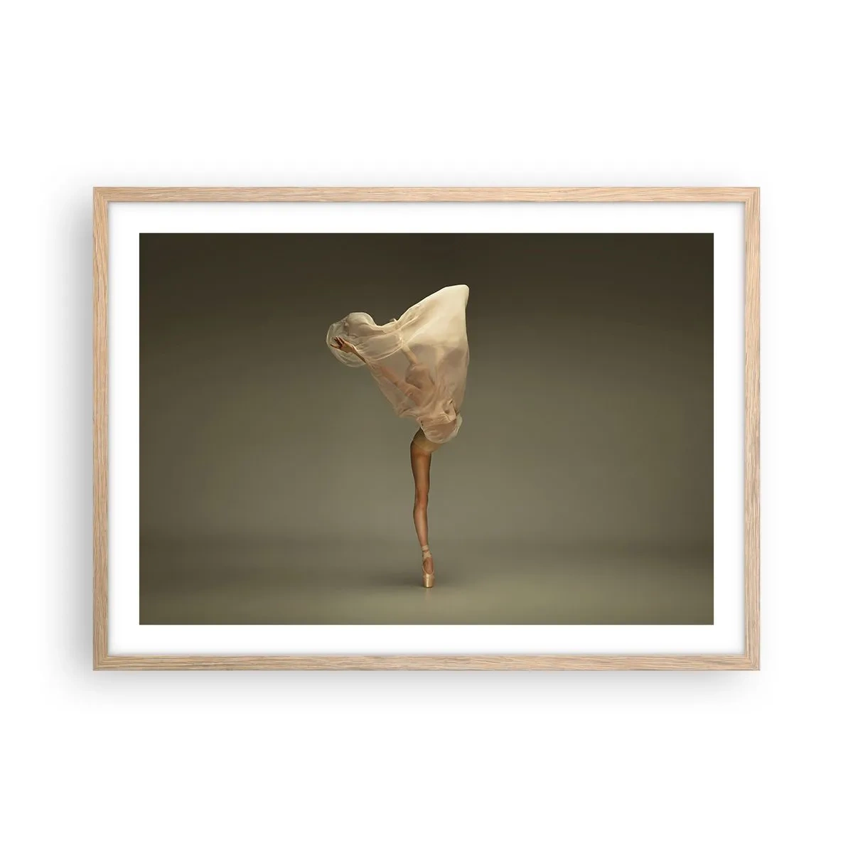 Plakat w ramie jasny dąb - Zaraz wzleci - 70x50 cm