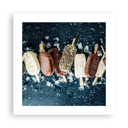 Plakat - Smak gorącego lata - 40x40 cm