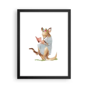 Plakat w czarnej ramie - Poczytaj mi, mamo - 30x40 cm