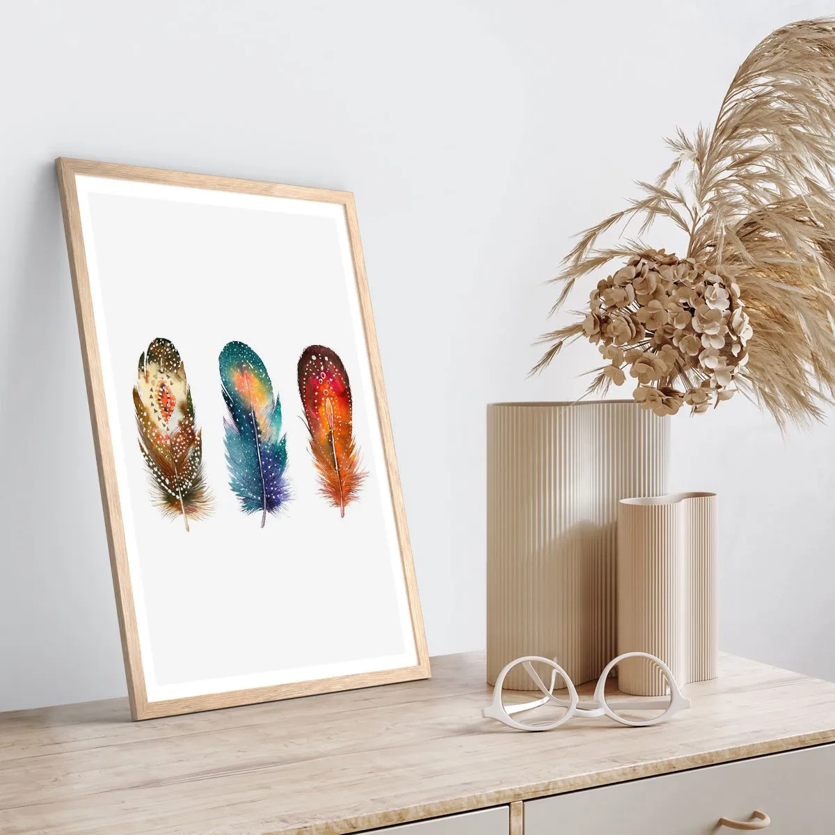 Plakat w ramie jasny dąb - Rytuały, obrzędy, tajemnice - 40x50 cm