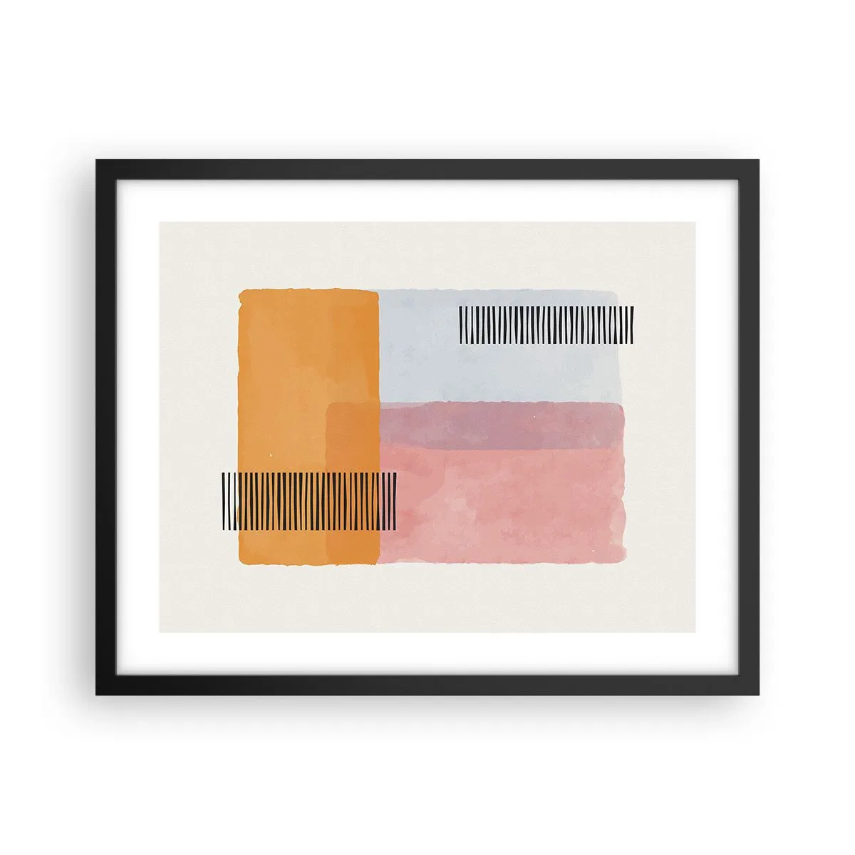 Plakat w czarnej ramie - Z kąta w kąt - 50x40 cm