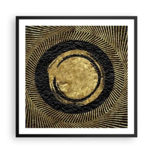 Plakat w czarnej ramie - Kompozycja glamour - 60x60 cm