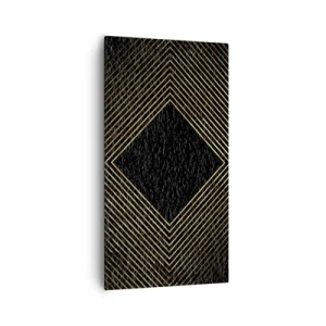 Obraz na płótnie - Geometria w stylu glamour - 55x100 cm
