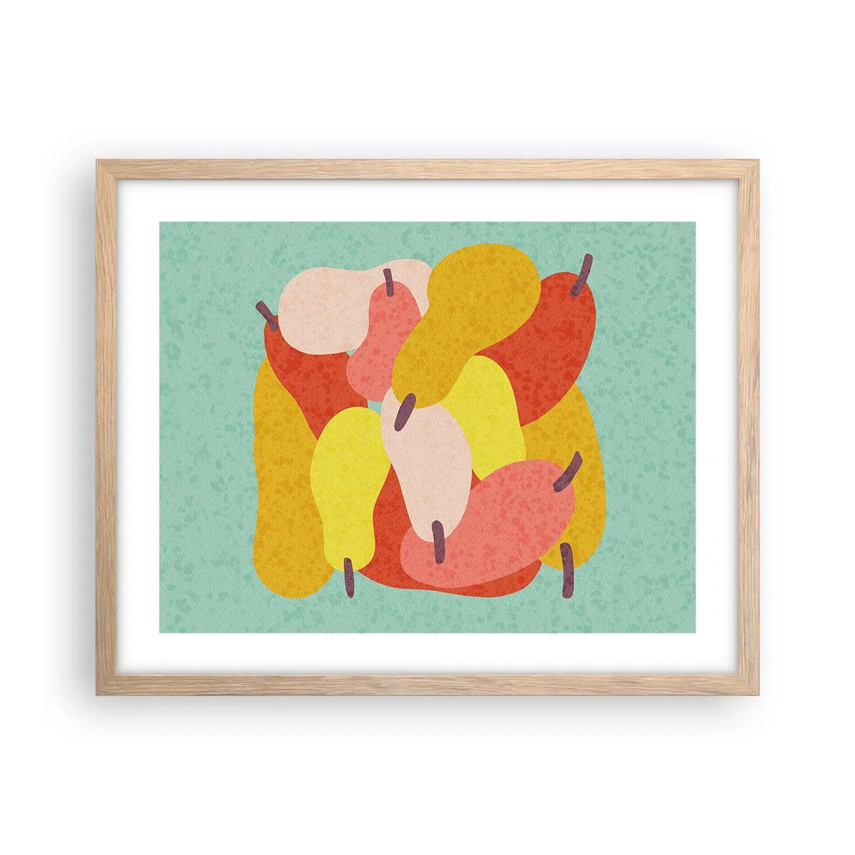 Plakat w ramie jasny dąb - Spróbuj letniego słońca - 50x40 cm