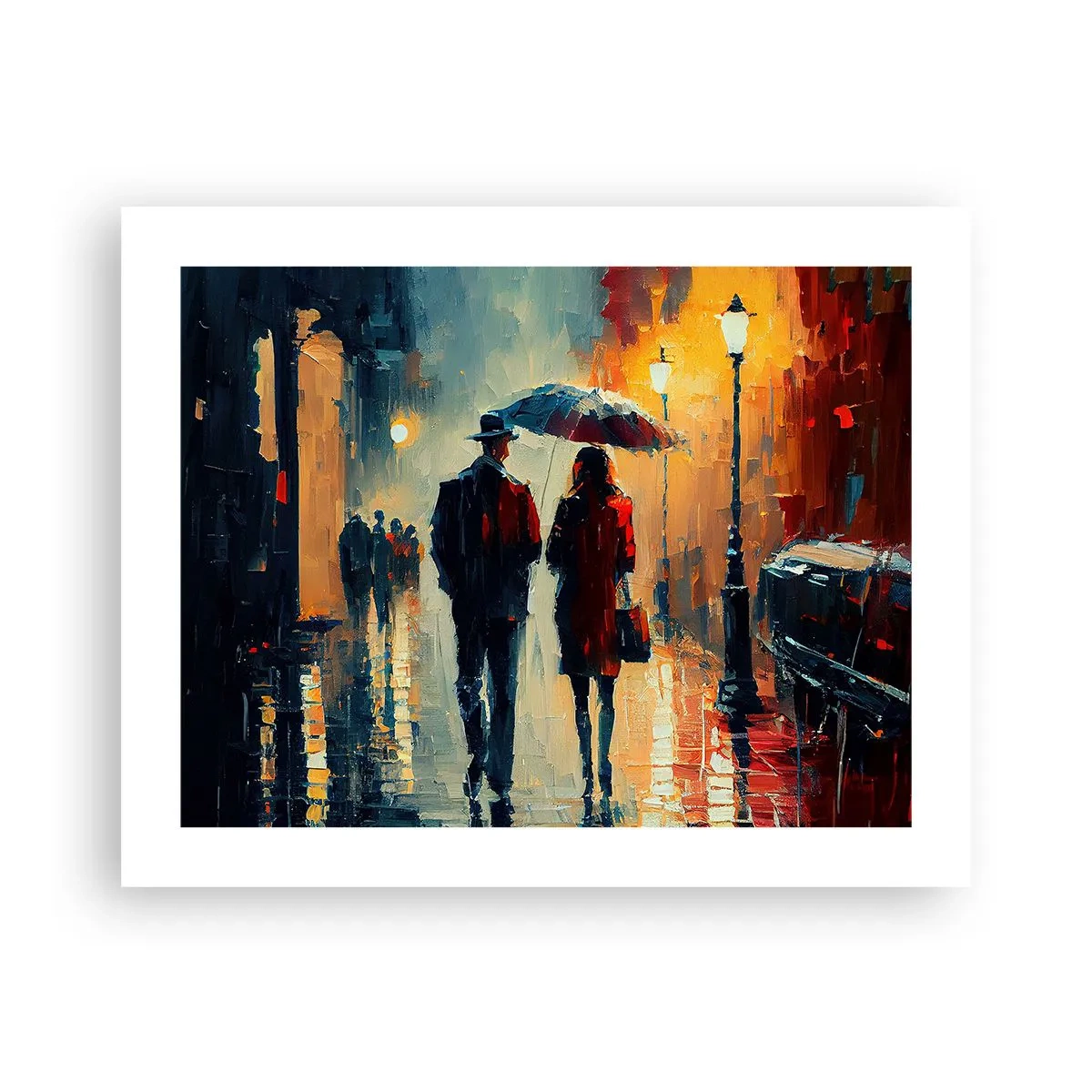 Plakat - Miejska love story - 50x40 cm