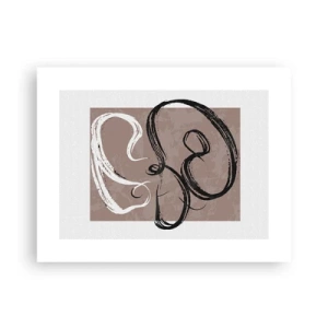 Plakat - Kompozycja – poszukiwanie pełni - 40x30 cm