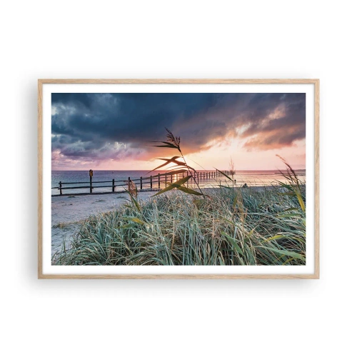 Plakat w ramie jasny dąb - Nie przemija z wiatrem - 100x70 cm