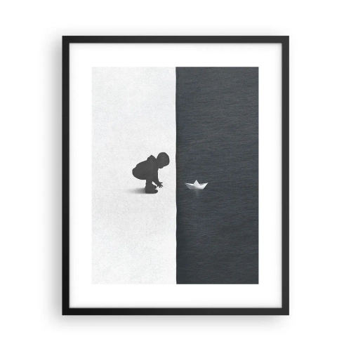 Plakat w czarnej ramie - Wielka wyprawa - 40x50 cm