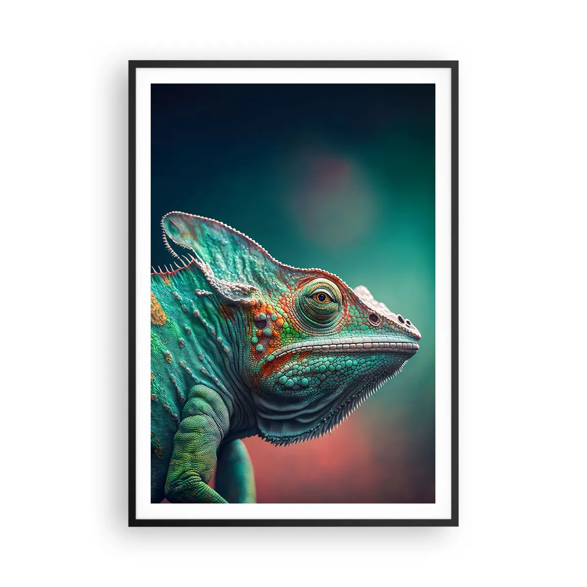 Plakat w czarnej ramie - Widzisz mnie? Niedobrze… - 70x100 cm