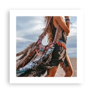 Plakat - Dziewczyna szamana - 40x40 cm