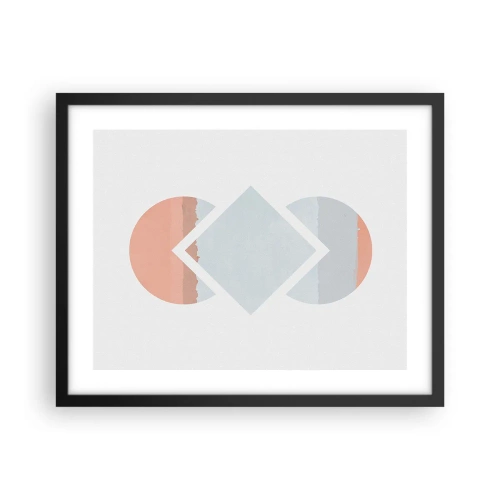 Plakat w czarnej ramie - Sytuacja jest jasna - 50x40 cm