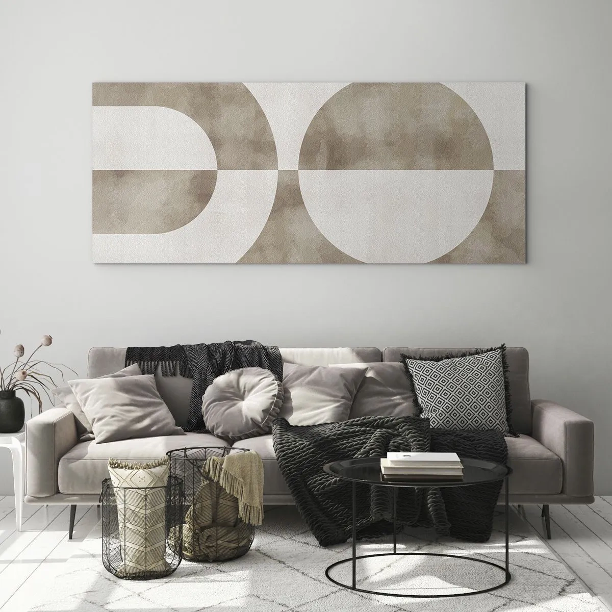 Obraz na szkle - Podobieństwa i różnice - 100x40 cm