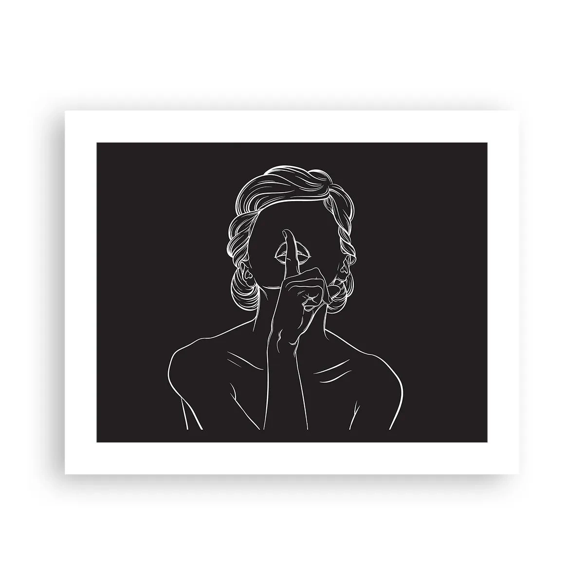 Plakat - Piękno rozkwita w ciszy - 50x40 cm