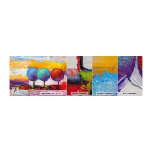 Fototapeta Próbka Premium Sand - Do trzech razy sztuka - Krajobraz, Drzewa, Sztuka - 100x30 cm
