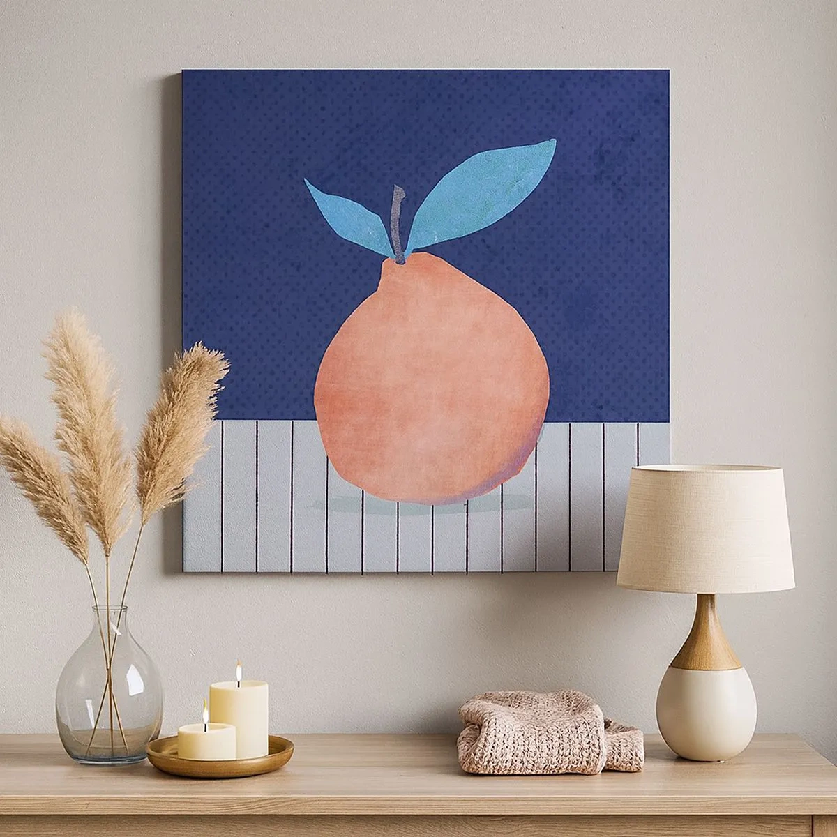 Obraz na płótnie - Wypukłość i płaszczyzna - 30x30 cm