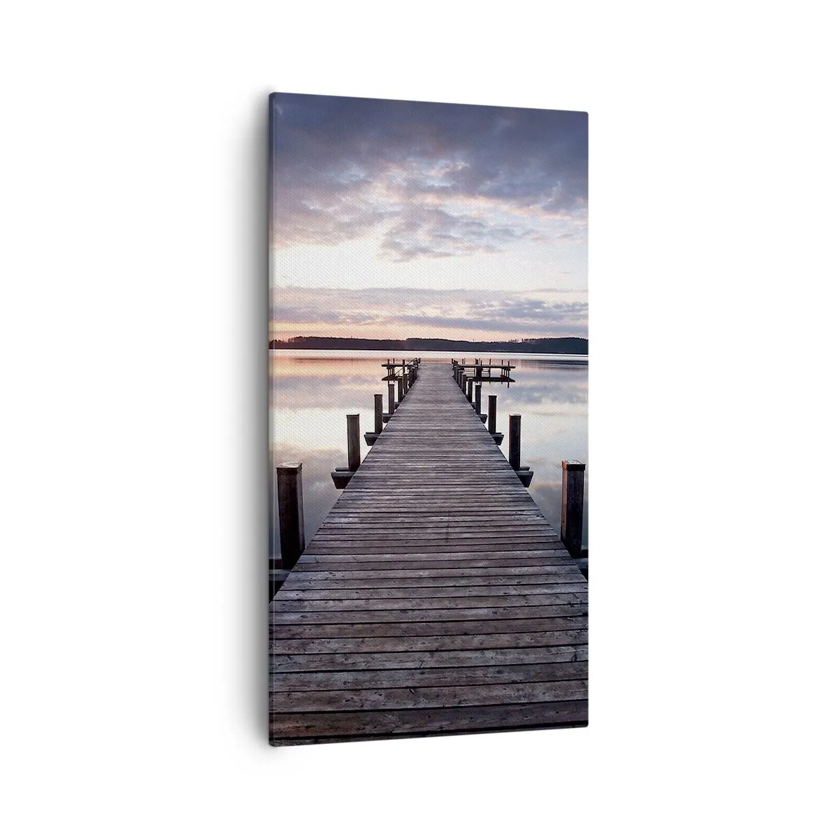 Obraz na płótnie - Cicha granica dnia i nocy - 55x100 cm