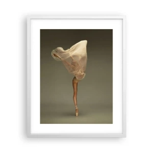 Plakat w białej ramie - Zaraz wzleci - 40x50 cm