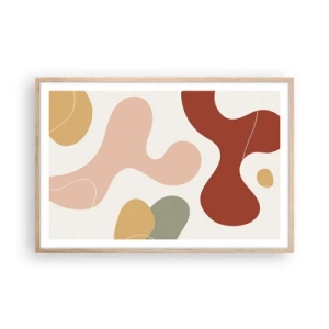 Plakat w ramie jasny dąb - Esy czy floresy? - 91x61 cm