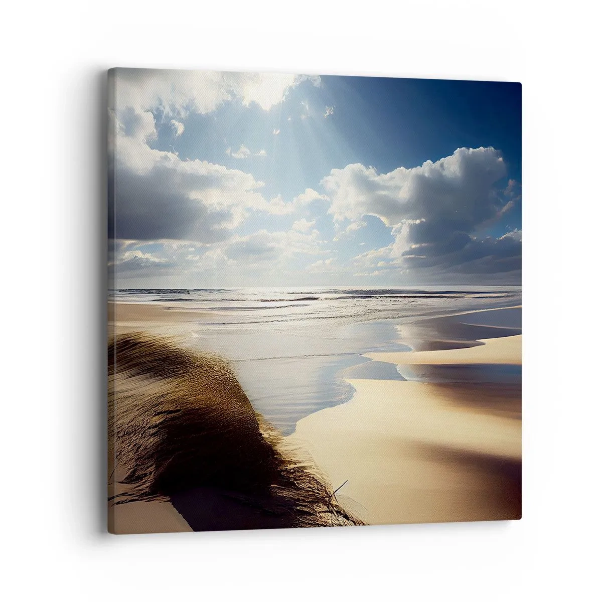 Obraz na płótnie - Plaża, dzika plaża - 40x40 cm