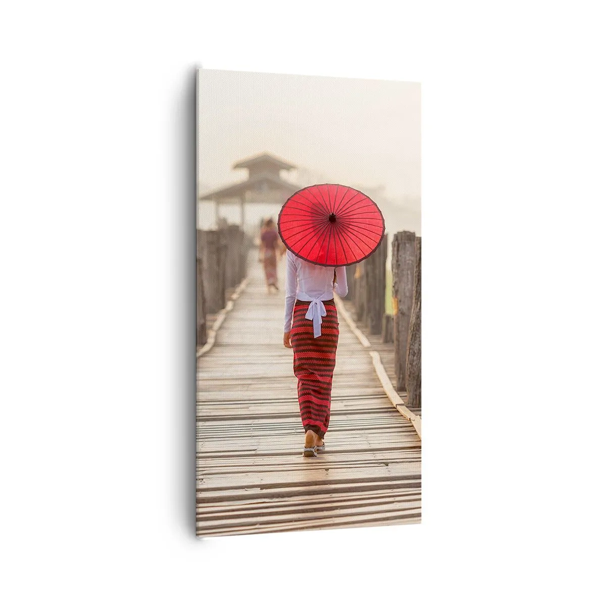 Obraz na płótnie - Na starym moście - 65x120 cm