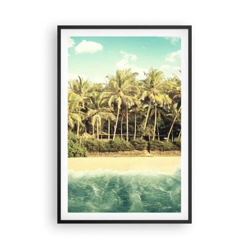 Plakat w czarnej ramie - A może tutaj? - 61x91 cm
